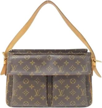 Louis Vuitton Pre-owned Shoulder Bags, female, Brown, Size: ONE SIZE Pre-owned Vintage Canvas Shoulder Bag