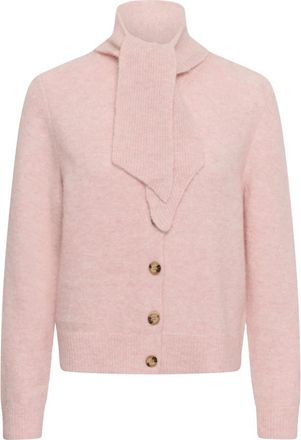Part Two Chanie Cardigan - Dames - Vesten - Roze - L - Wol - Truien & Vesten