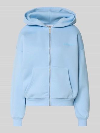 Review Relaxed Fit Sweatjacke mit Kapuze in Hellblau, Gr&ouml;&szlig;e XL
