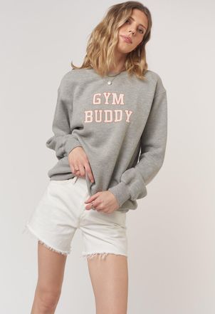 Bloomingdale's Gym/Drinking Buddies Reversible Sweatshirt