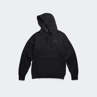 Canada Goose Haut &agrave; capuchon brod&eacute; Huron (Hommes, Black, TTG)