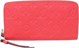 Louis Vuitton Pre-owned Wallets, female, Pink, Size: ONE SIZE Pre-owned Vintage Canvas Wallet