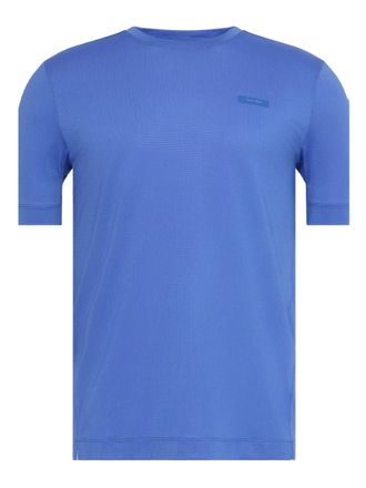 Calvin Klein short-sleeve logo T-shirt - men - Polyester/Elastane - M - Blue