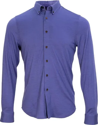 Lords of Harlech Shawn Merino Shirt in Skipper at Nordstrom, Size Xx-Large