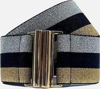 Nooki Design Womens VEGAS ELASTIC BELT - Grey - Size: ML