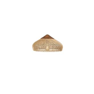 OEM L&aacute;mpara Colgante De Elegante Dise&ntilde;o En Mimbre, Vers&aacute;til Para Diversos Espacios, 40 X 19 Cm, Bombilla No Incluida