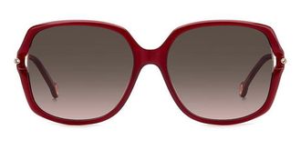 Carolina Herrera HER 0132/G/S Asian Fit LHF/HA Womens Sunglasses Burgundy Size 58
