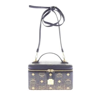 MCM Pre-owned Myz9Avi39Dg001 Crossbody Bag - Dames - Pre-owned - Zwart - Maat: ONE Size