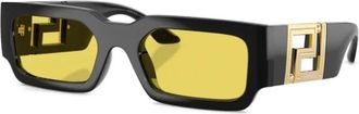 Versace Gb 185 Zonnebrillen - Heren - Zonnebrillen - Zwart - 54 MM - Accessoires