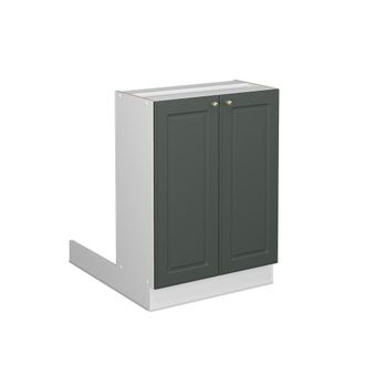 Vicco Isla De Cocina Fame-line, Verde Dorado Casa De Campo, 60 Cm Sin Encimera