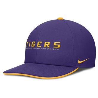 Nike LSU On-Field Club Nike Mens Dri-FIT College Adjustable Hat in Purple | NC1251LLSN-BDK