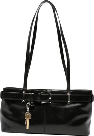 Osoi Osoi, Tassen, Dames, Zwart, ONE Size, Leer, Schouder Brocle