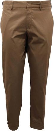 PT01 Pt01, Broeken, Heren, Groen, L, Katoen, Stretch Broek Zeta CO Groen