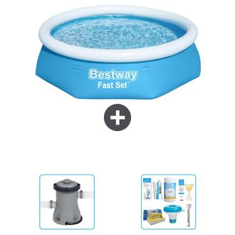 Bestway Piscina Bestway Fast Set Redonda - 244x61 Cm - 5-piezas S22270