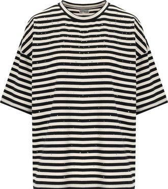 Essentiel T-SHIRT A RIGHE JOSTE BIANCA ESSENTIEL ANTWERP