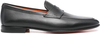 Santoni Mocassini in pelle - Nero