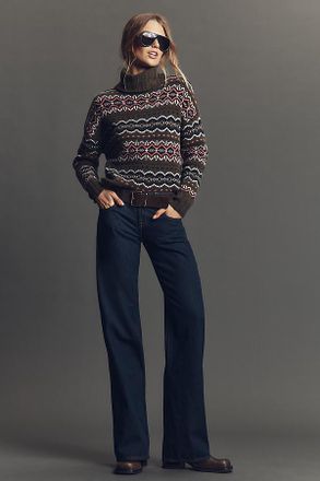 7 For All Mankind Low-Rise Straight-Leg Jeans