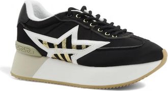 Liu Jo Platform Sneakers - Dames - Sneakers - Zwart - 35 EU - Katoen - Schoenen
