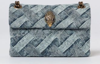 Kurt Geiger Borsa Kensington Mini Kurt Geiger London in denim intrecciato
