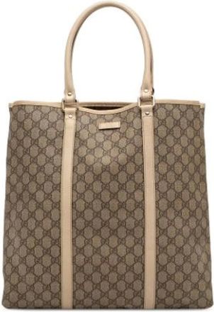 Gucci Pre-owned Tote Bags, female, Brown, Size: ONE SIZE Pre-owned Tote Bag