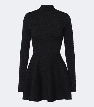 Roberto Cavalli Leopard-print minidress