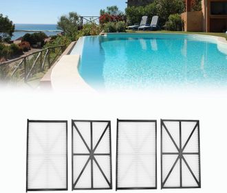 OEM Paquete De 4 Filtros Adecuados Para Robots De Piscina, Cartuchos De Filtro De Repuesto Lavables, Rcx70101, Para Tigershark Y Sharkvac