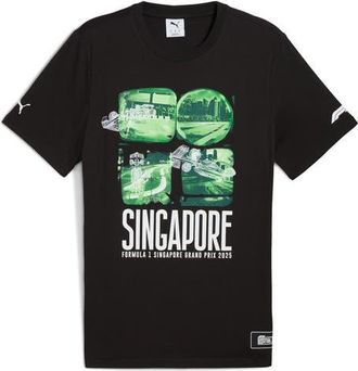 Puma F1 Signapore Cotton Graphic T-Shirt in Puma Black at Nordstrom, Size Xx-Large