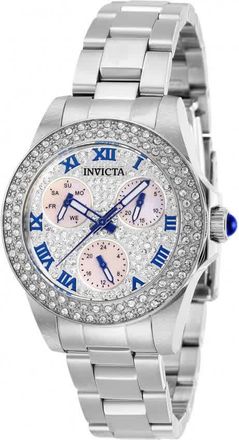 Invicta Angel Crystal Mother of Pearl Dial Ladies Watch 28473