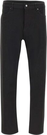 HUGO BOSS Tapered-fit broek in stretchdenim - Heren - Regular Fit Jeans - Zwart - W38 L32 - Denim - Jeans