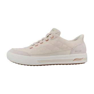 Skechers Slip-ins: Arch Fit Arcade - Cozy Fit Cuddle Steps - Dames - Schoenen - Beige - Maat: 40 EU Su&egrave;de