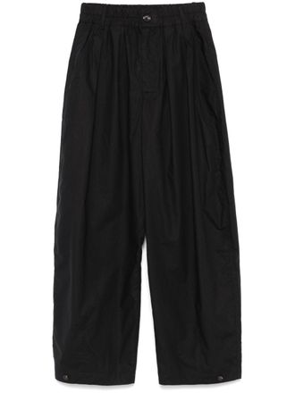 SOEUR button trousers - women - Cotton/Organic Cotton - 36 - Black