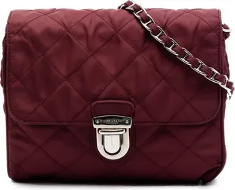 Prada Pre-owned Prada Impuntu Tessuto Chain Crossbody Ladies 44VE3HXABCT4M3ZI