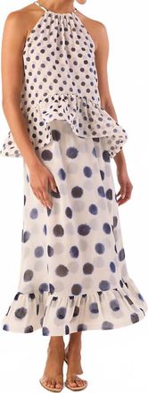 Misa Hope Skirt In Polka Dot