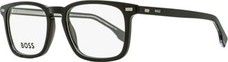 BOSS Boss Mens Rectangular Eyeglasses B1368 807 Black 53mm