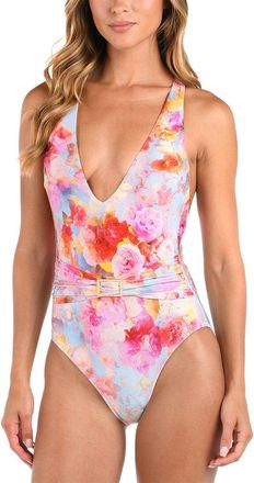 L'agence LAgence Lisa Soft Cloud Plunge One-Piece