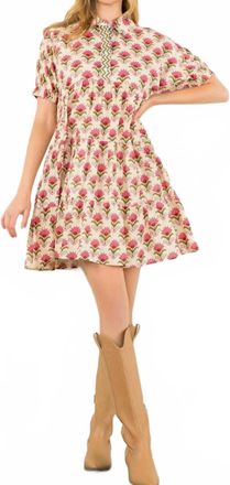 THML Clothing Liliana Floral Dress In Multicolor