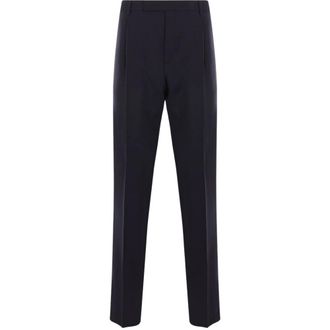 Lardini Heren, Broeken, Blauw, Maat: M Wol