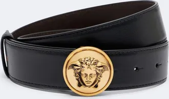 Versace Medusa leather belt
