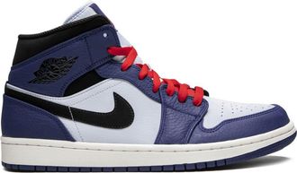 Nike Jordan Air Jordan 1 MID SE sneakers - unisex - Leather/Rubber - 8.5 - Blue
