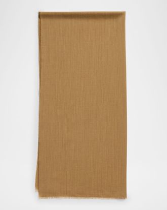 Toteme Logo Wool Scarf