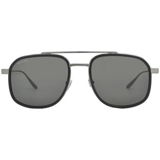 Gucci Grey Navigator Mens Sunglasses GG1310S 001 56