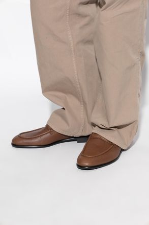 Burberry Pearl Loafers Type Shoes, Mens, Brown