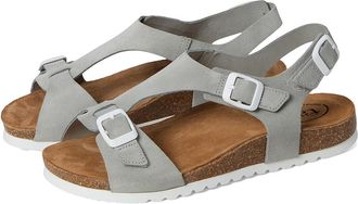 Taos Footwear MVP Womens Sandals Light Grey Suede : 11 M