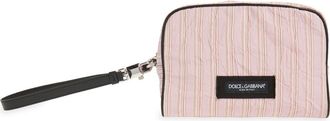 Dolce & Gabbana Stripe Poplin Bag in Multicolor Rosa at Nordstrom