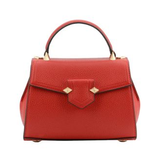 Pourchet Dames, Tassen, Rood, Maat: ONE Size Leer