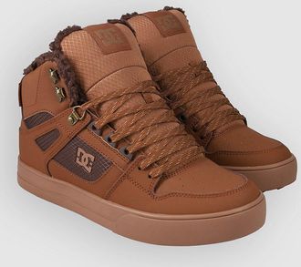 DC Pure High-Top WC Wnt Winter Scarpe marrone