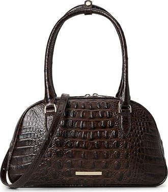 Brahmin Angie Cross Body Womens Handbags Chocolate, Leather