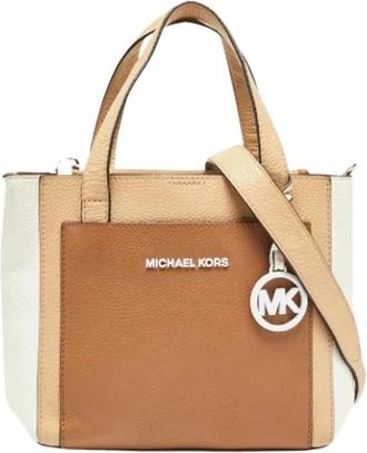 Michael Kors Pre-owned Leren Tote - Dames - Vintage Mini Tas - Veelkleurig - ONE Size - Leer - Vintage
