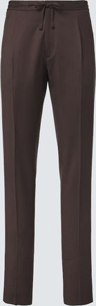 Lardini Pantalones slim de lana virgen