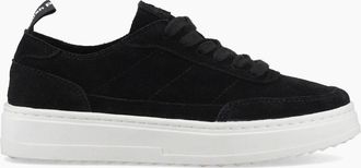 Hush Puppies Womens Hush Puppies NESTA TRAINER Womens Casual Trainers Black - Size: 3